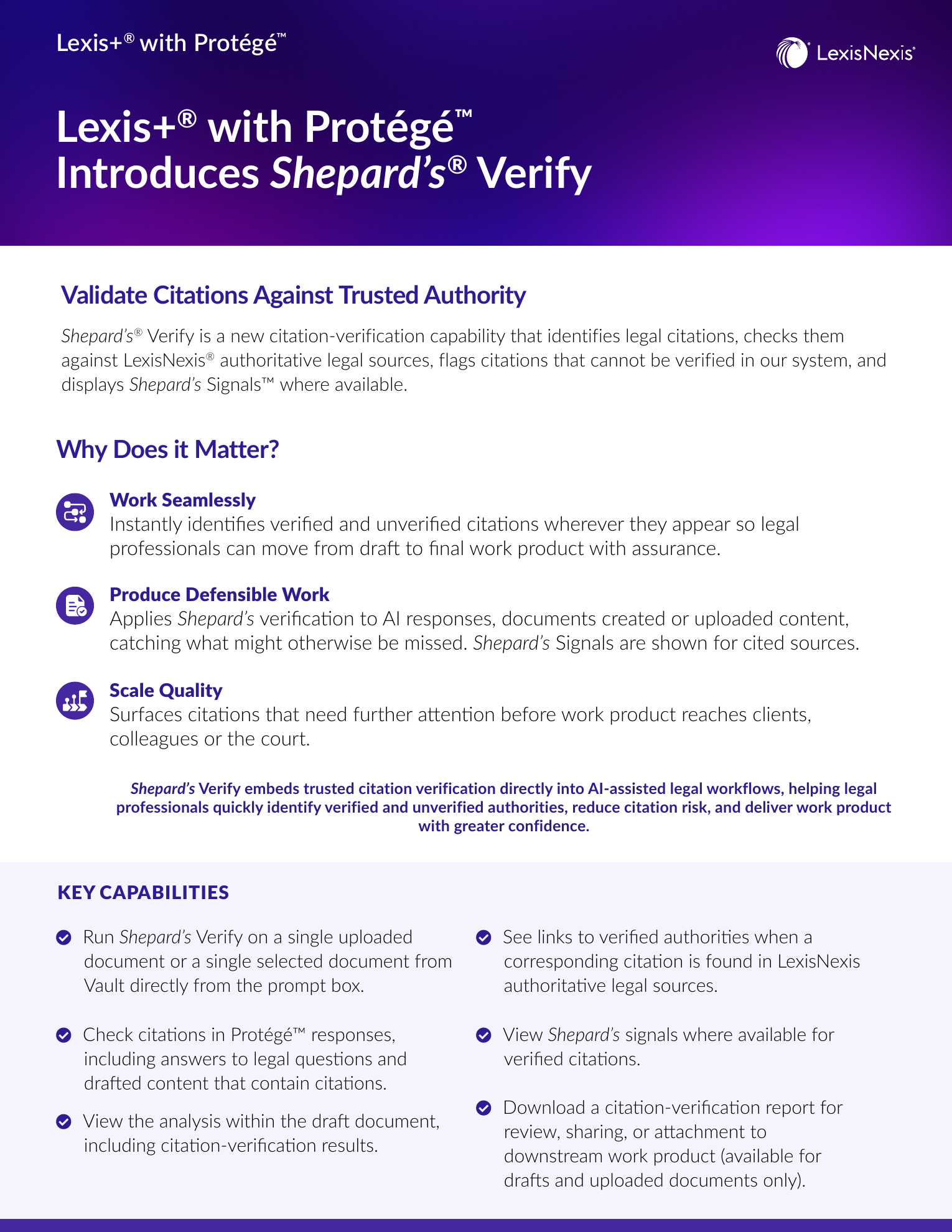 Shepard’s Verify product overview