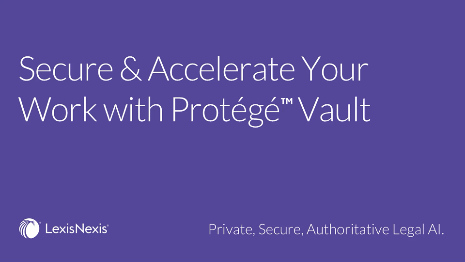 Protégé Vault video preview